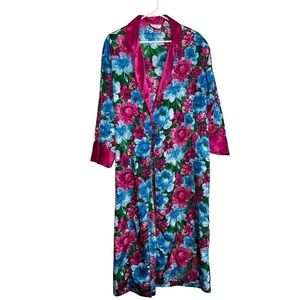 Victoria’s Secret Gold Label Vintage Floral Maxi Robe Size Small
